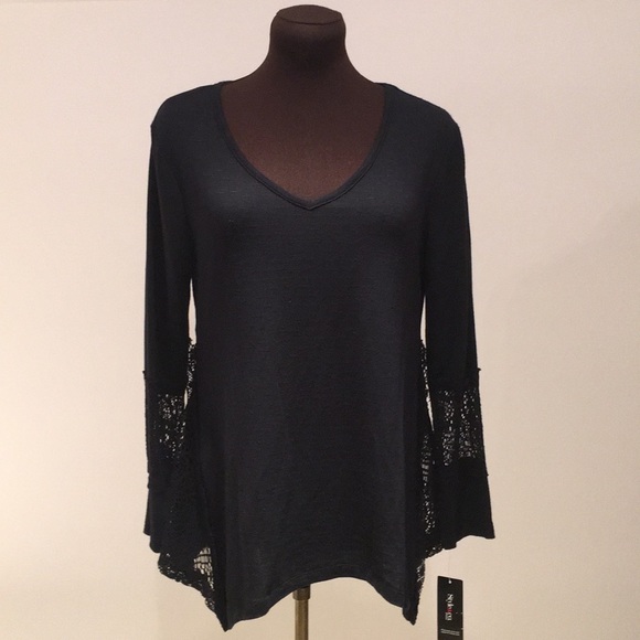 Style & Co. Tops - 💕HP💕Style & Co top sweater lace details m